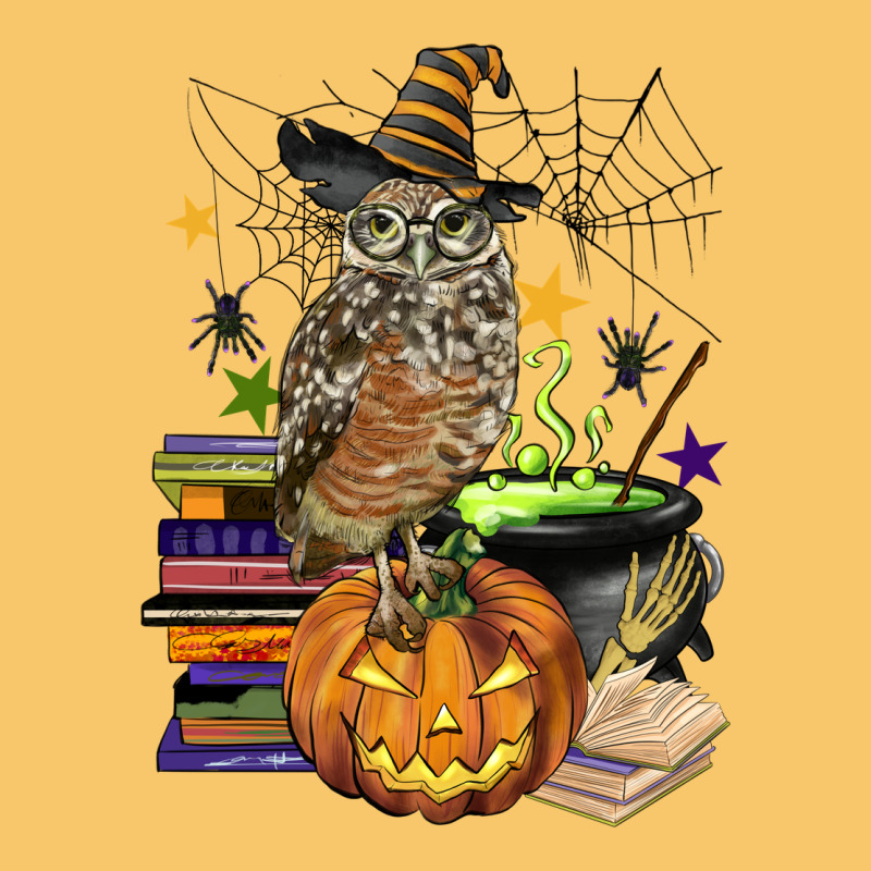Halloween Owl Vintage Hoodie by BarkalooDesign | Teevron