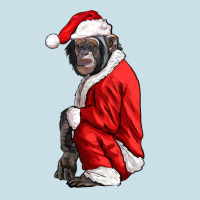 Chimpanzee With Santa Clothes Ladies Tee | Teevron