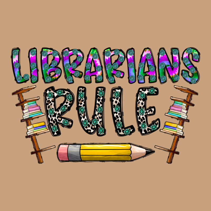 Librarians Rule Vintage Tee by CowhideDigitalArt | Teevron