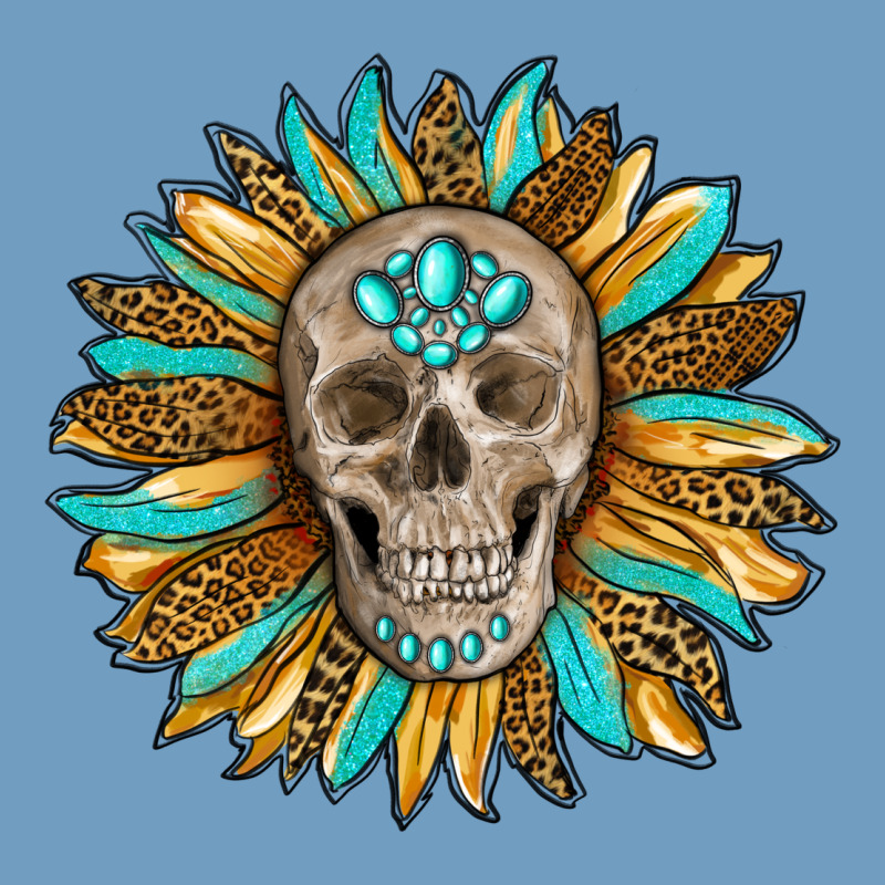 Sunflower With Skull Urban Heavy Tee by RanaPortraitStore | Teevron