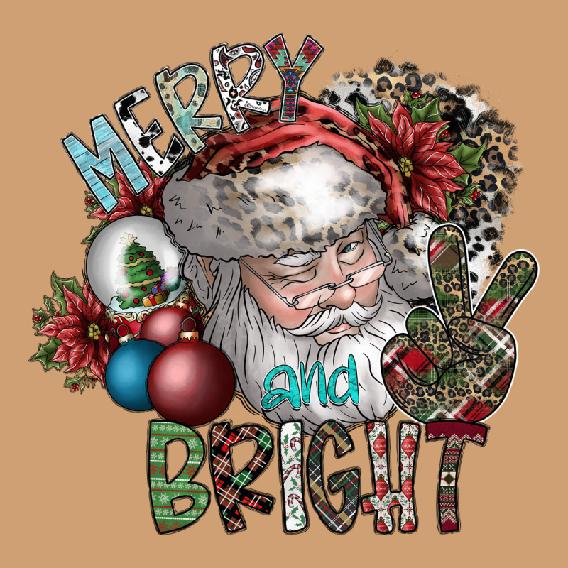 Merry And Bright Vintage Tee by SublimationCraftShop | Teevron