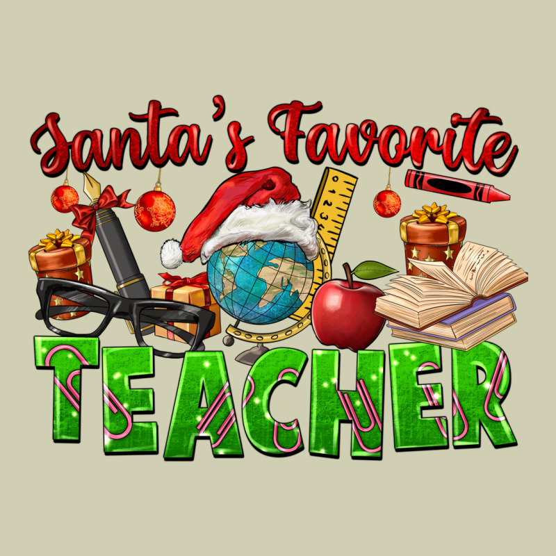 Santa's Favorite Teacher Heavy Core Tee by FaDigitalArtStudio | Teevron