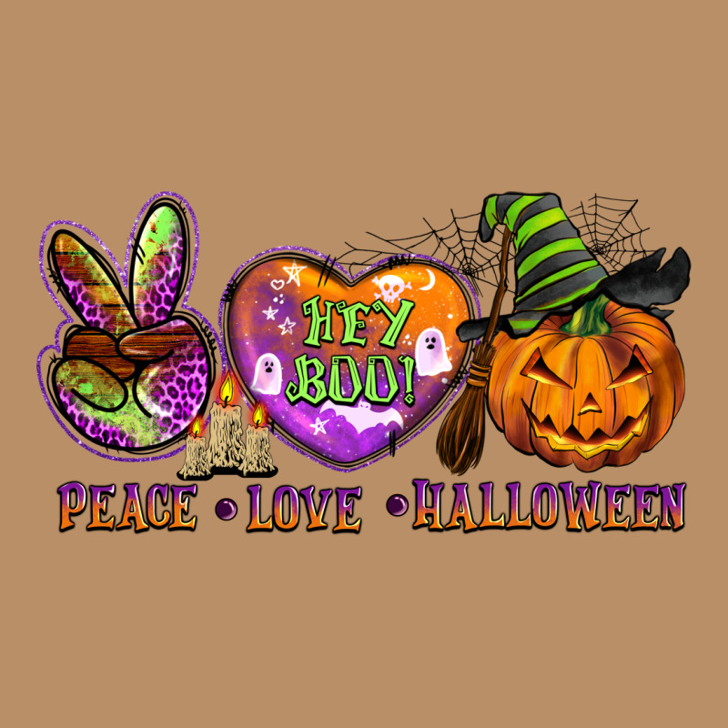 Peace Love Halloween Vintage Hoodie by BarkalooDesign | Teevron
