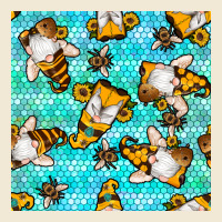 Honey Bee Gnomes Seamless Pattern Premium Tee | Teevron
