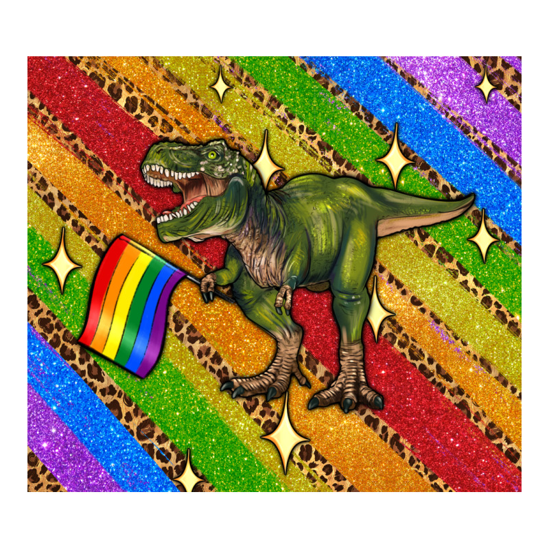 Lgbtq Dinosaur T Rex Tumbler Long Sleeve Tee by Artiststas | Teevron