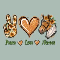 Peace Love Horses Classic Tee | Teevron