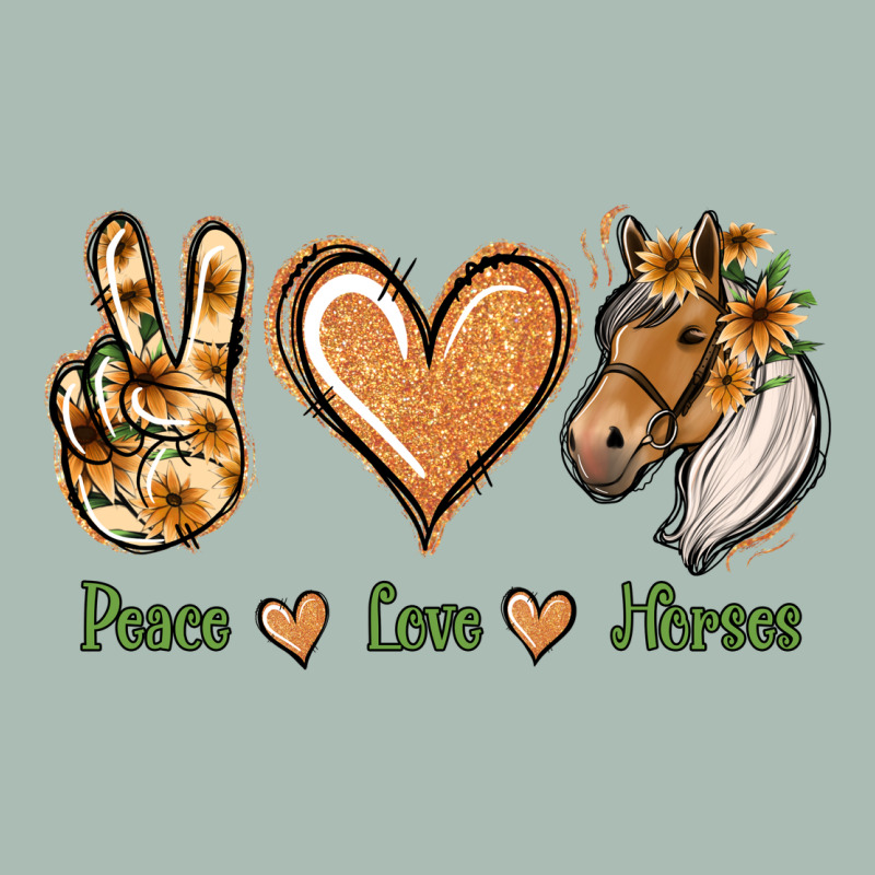 Peace Love Horses Classic Tee by Jasminsmagicworld | Teevron
