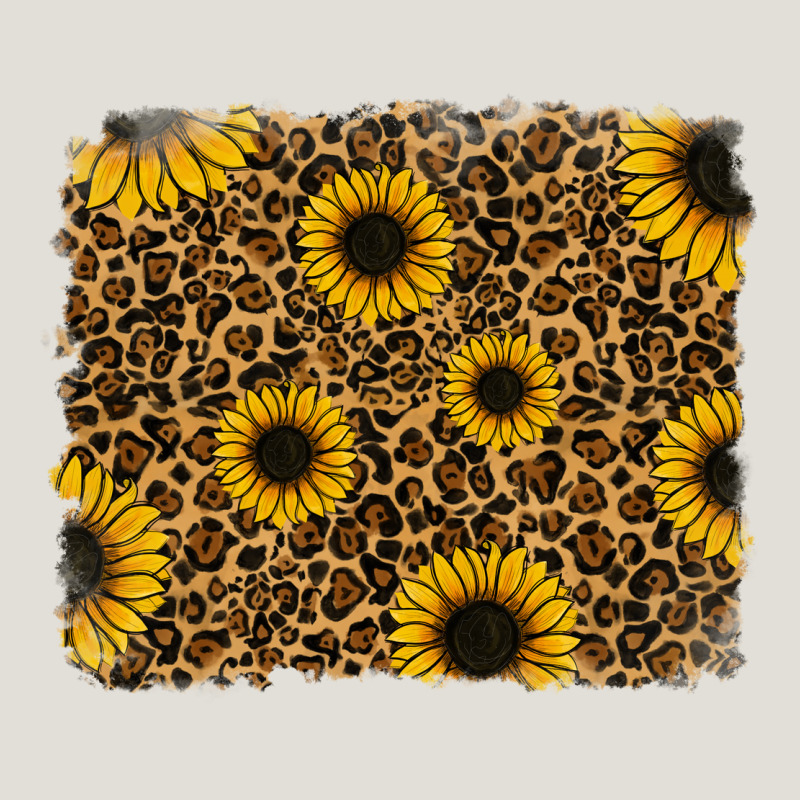 Leopard Sunflowers Background Heavy Core Tee by RanaPortraitStore | Teevron