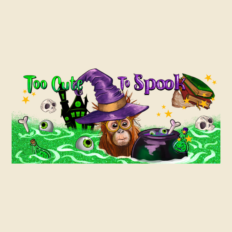 Too Cute To Spook Baby Orangutan Ladies Tee by LillyAllenDesigns | Teevron