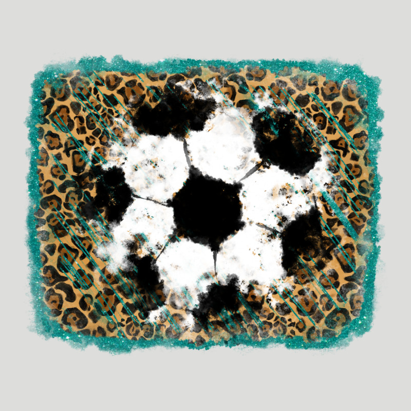Glitter Football Leopard Zipper Hoodie by RanaPortraitStore | Teevron