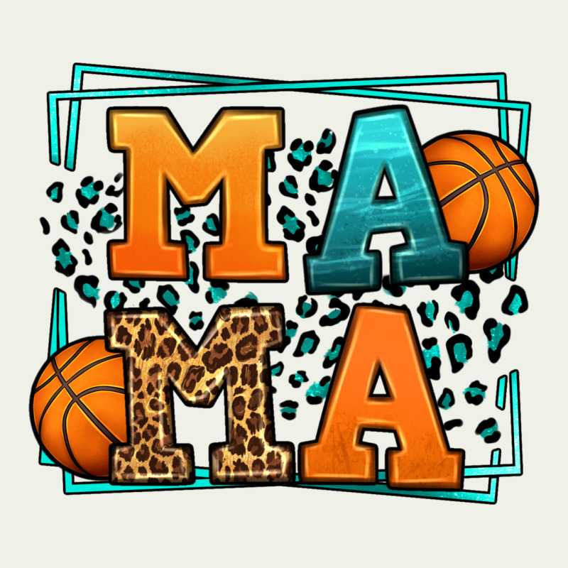 Leopard Basketball Mama Mother's Day Urban Heavy Tee by LillyAllenDesigns | Teevron