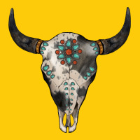 Cowhide Bull Skull Premium Hoodie | Teevron