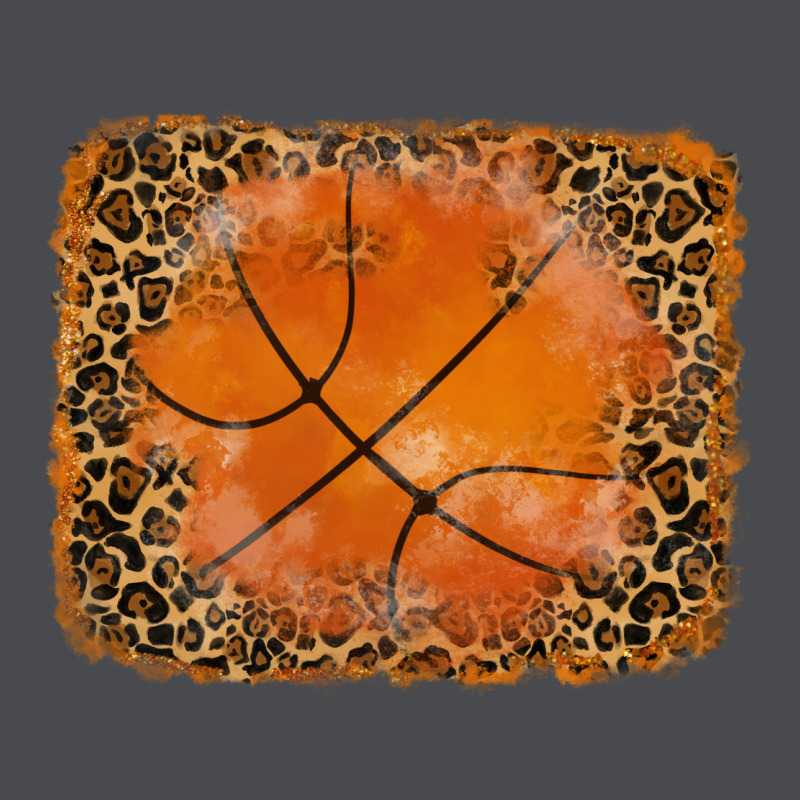 Glitter Leopard Basketball Background Zipper Hoodie by RanaPortraitStore | Teevron