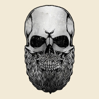 Creepy Bald And Bearded Skull For Halloween & Skeletons Fans T Shirt Premium Hoodie | Teevron