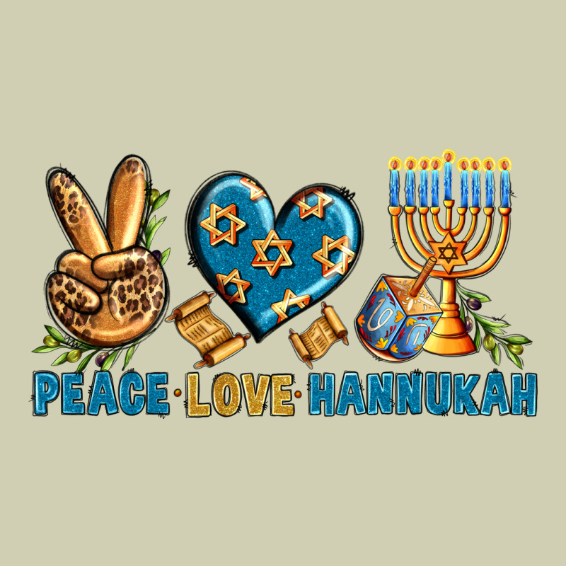 Peace Love Hannukah Heavy Core Tee by BundleAndBundleShop | Teevron