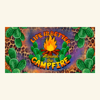 Life Is Better Around The Campfire License Plate Premium Hoodie | Teevron