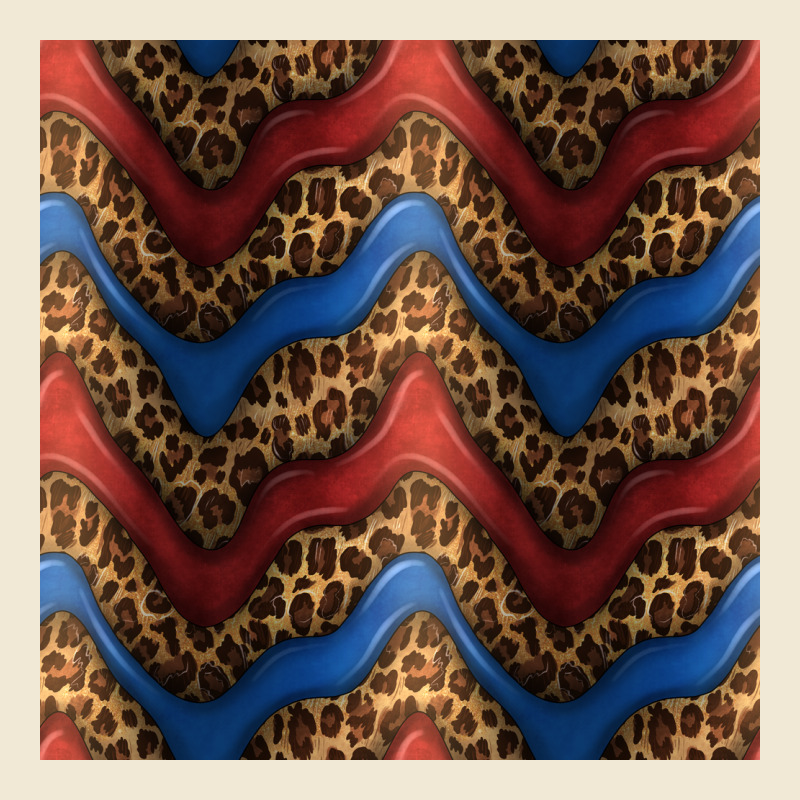 Leopard 4th Of July Seamless Pattern Premium Tee by BundleAndBundleShop | Teevron