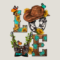 Western Love With Gun Heavy Core Tee | Teevron