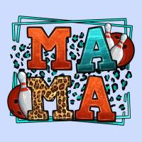 Bowling Mama Leopard Frame Mother's Day Urban Heavy Tee | Teevron