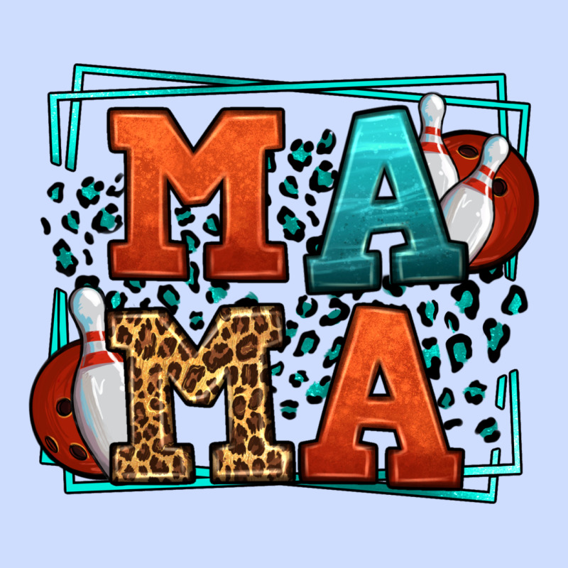 Bowling Mama Leopard Frame Mother's Day Urban Heavy Tee by LillyAllenDesigns | Teevron