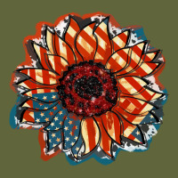 American Flag Sunflower 4th Of July Classic Tee | Teevron