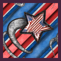 Stripes & Stars Seamless Pattern Premium Tee | Teevron