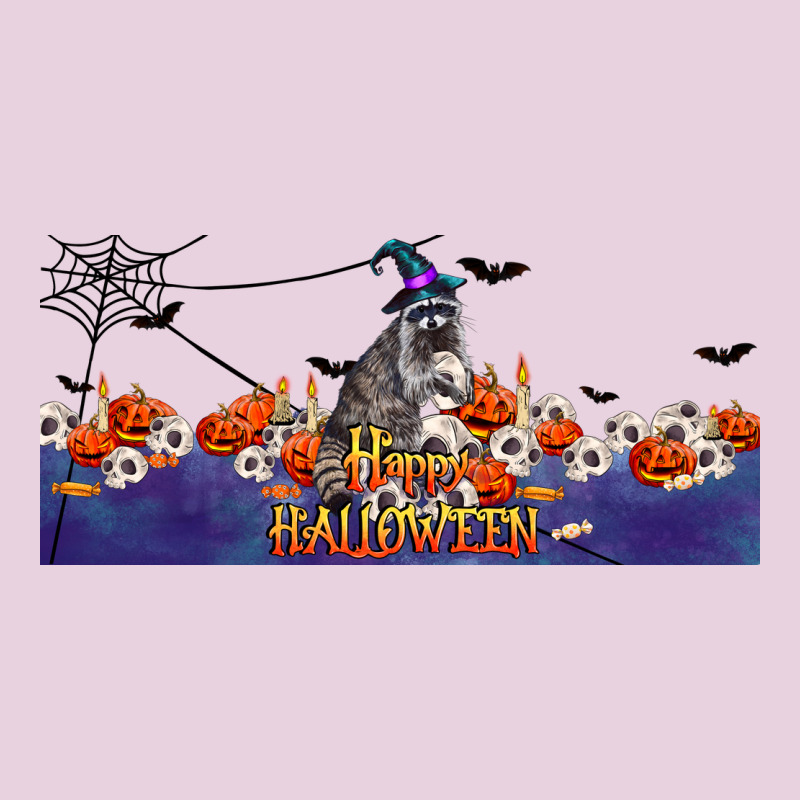 Happy Halloween Raccon Ladies Tee by LillyAllenDesigns | Teevron