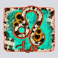 Leo Turquoise Cowhide Zipper Hoodie | Teevron