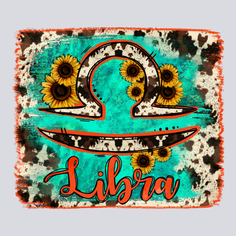 Libra Turquoise Cowhide Zipper Hoodie by RanaPortraitStore | Teevron