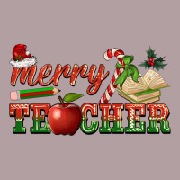 Merry Teacher Vintage Hoodie | Teevron