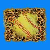 Watercolor Glitter Leopard Softball Background Zipper Hoodie | Teevron