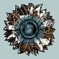 Cowhide Leopard And  Leather Sunflower Heavy Core Tee | Teevron