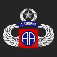 82nd Airborne Div Parachutist Wings And Patch - Distressed Premium Hoodie | Teevron