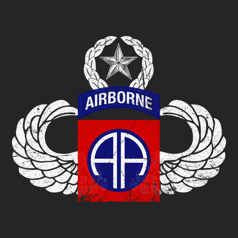 82nd Airborne Div Parachutist Wings And Patch - Distressed Premium Hoodie by baoMotion | Teevron