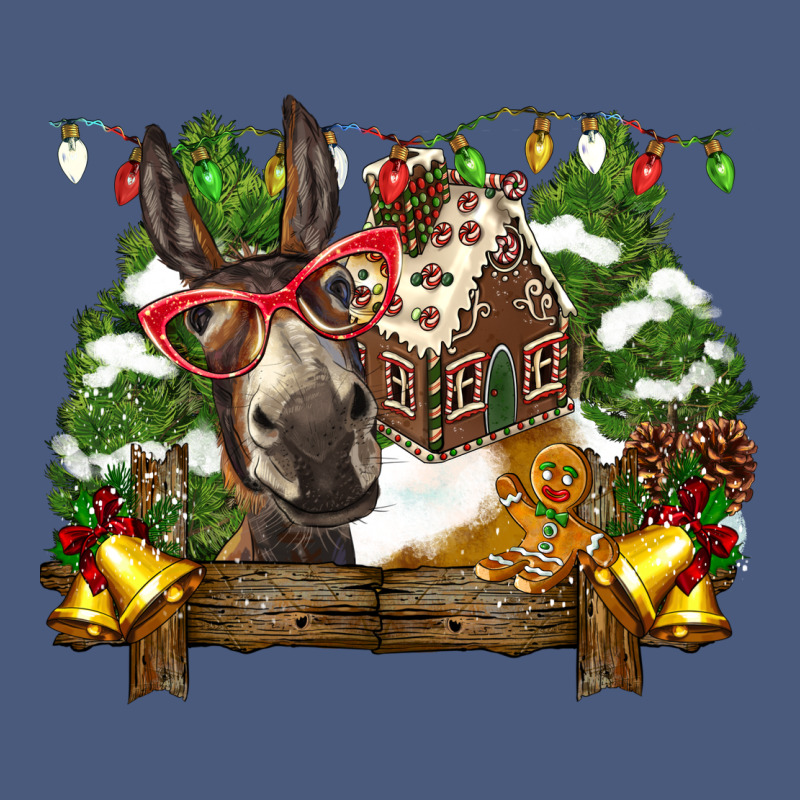 Christmas Donkey Candy House Vintage Hoodie by BarkalooDesign | Teevron