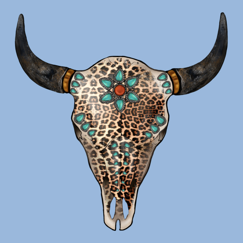 Leopard Bull Skull Premium Hoodie by Jasminsmagicworld | Teevron