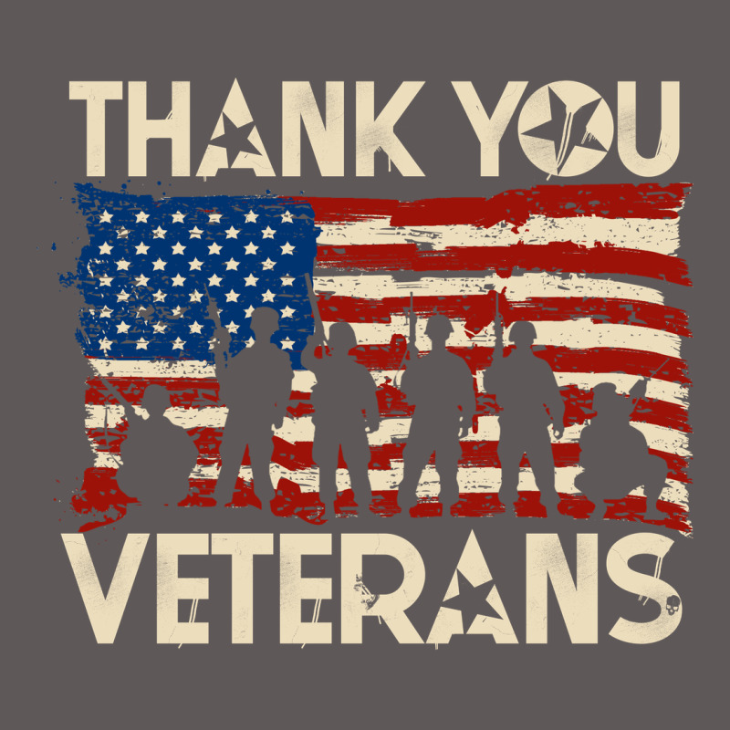 Thank You Veterans American Flag Patriotic Premium Hoodie by baoMotion | Teevron