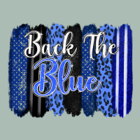 Back The Blue Brushstrokes Classic Tee | Teevron