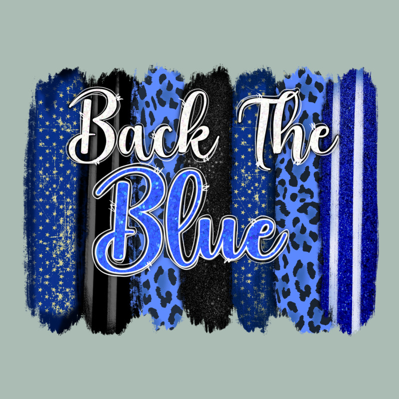 Back The Blue Brushstrokes Classic Tee by FaDigitalArtStudio | Teevron