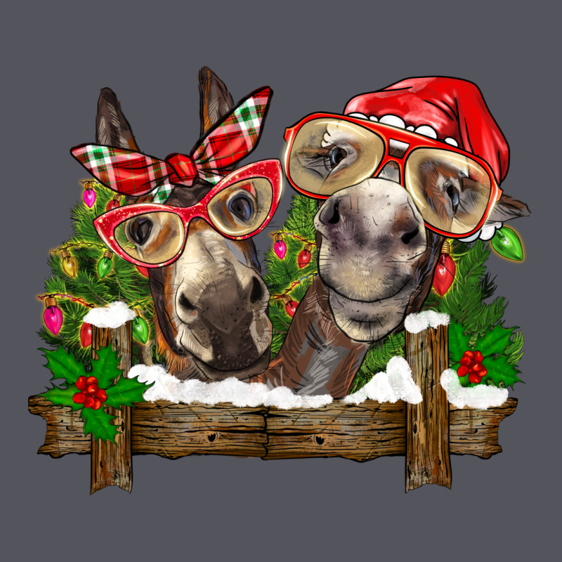 Christmas Donkeys Vintage Hoodie by BarkalooDesign | Teevron