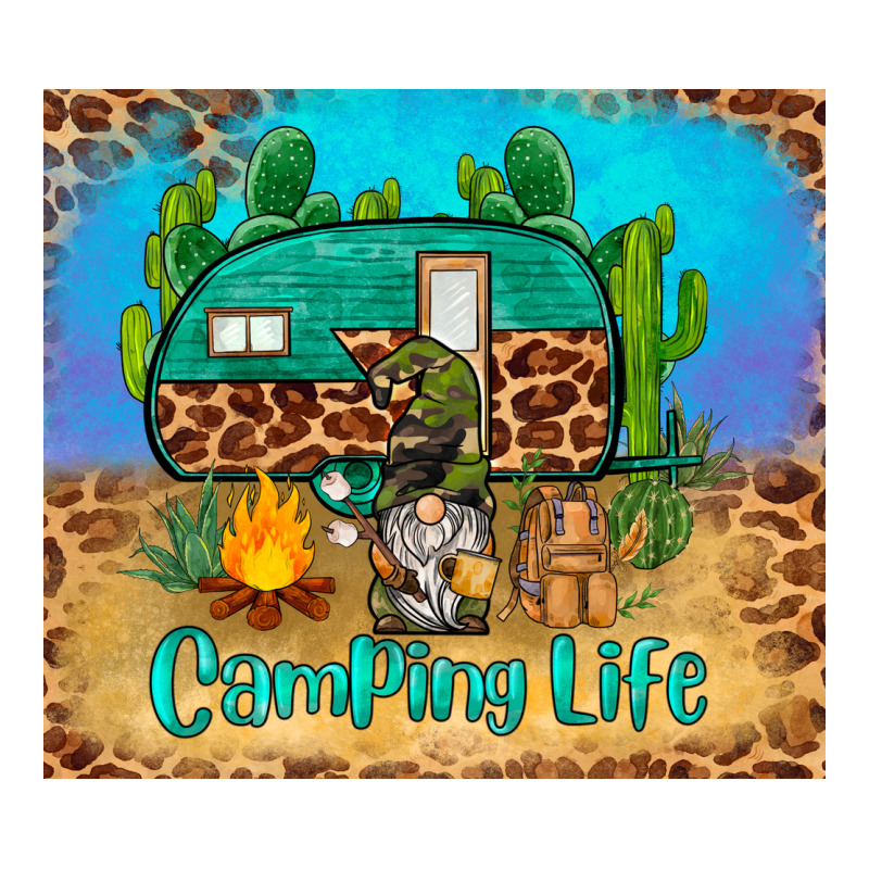Camping Life Tumbler Premium Hoodie by BarkalooDesign | Teevron