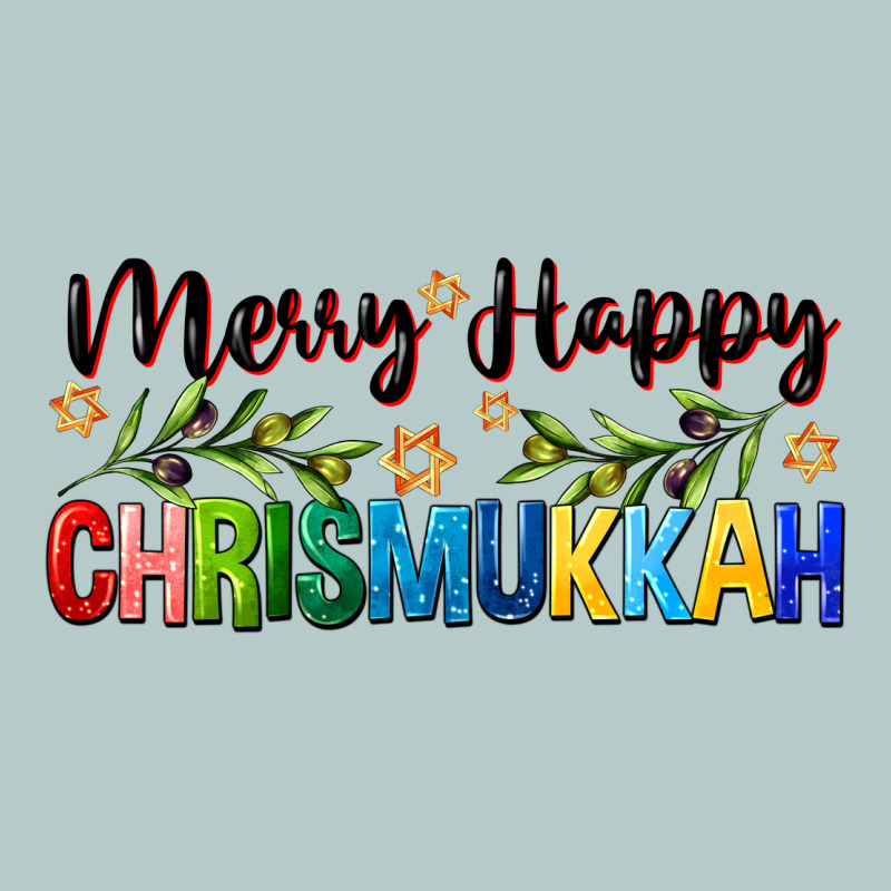 Merry Happy Chrismukkah With Olive Branch Heavy Core Tee by FaDigitalArtStudio | Teevron