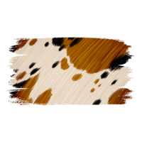 Cowhide Black and Light Brown Brushstroke | Teevron