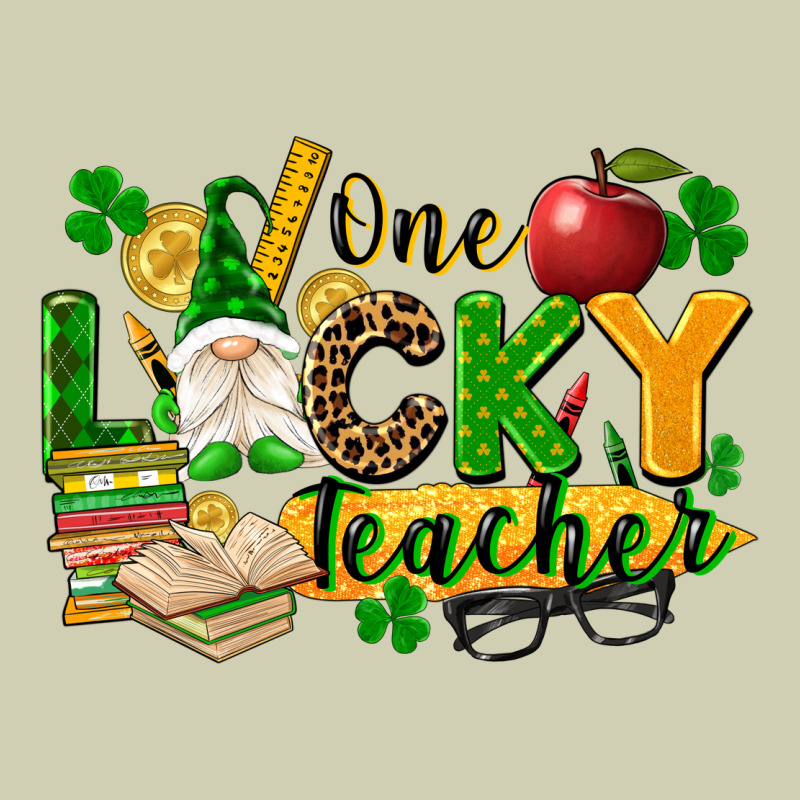 One Lucky Teacher Heavy Core Tee by FaDigitalArtStudio | Teevron
