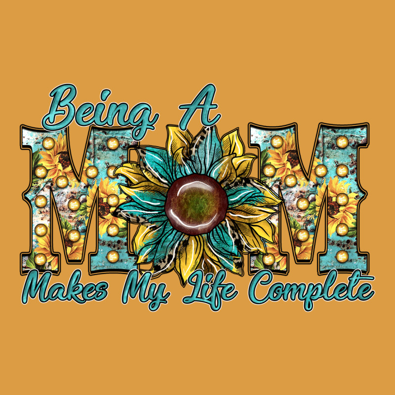 Being A Mom Makes My Life Complete Urban Heavy Tee by SublimationCraftShop | Teevron