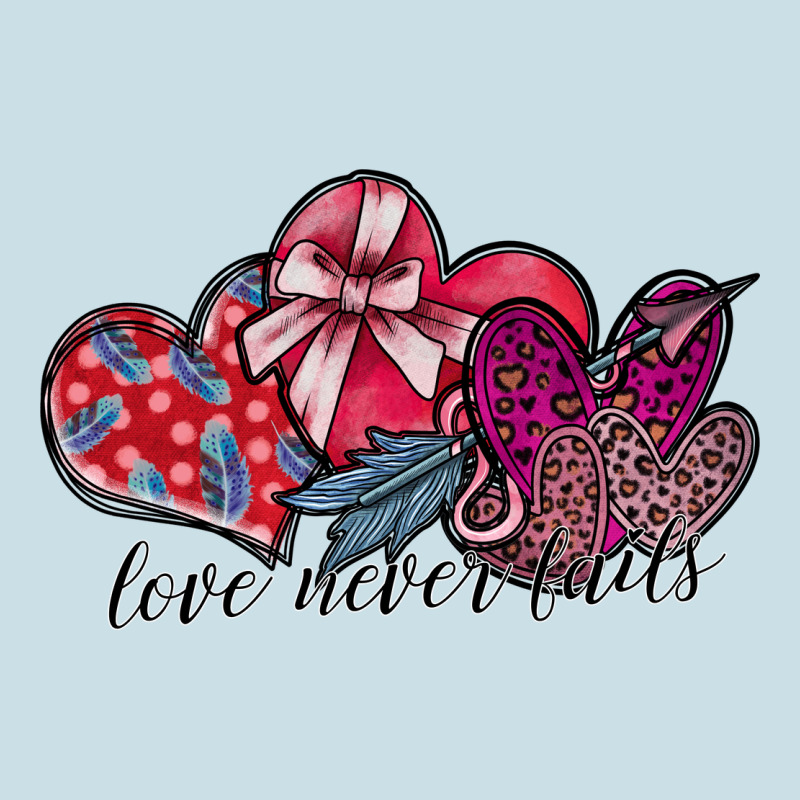 Love Never Fails Ladies Tee by SublimationCraftShop | Teevron