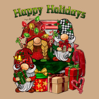 Happy Holidays Gnomes Truck Vintage Hoodie | Teevron