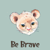 Lion Cute Animals Premium Sweatshirt | Teevron