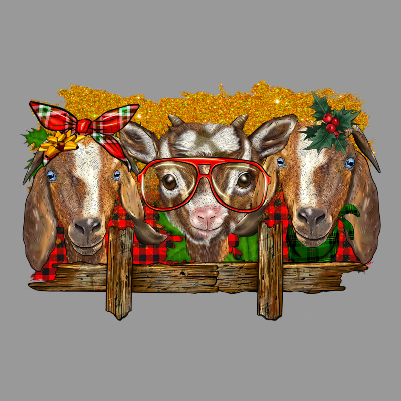 Christmas Goats Vintage Hoodie by BarkalooDesign | Teevron