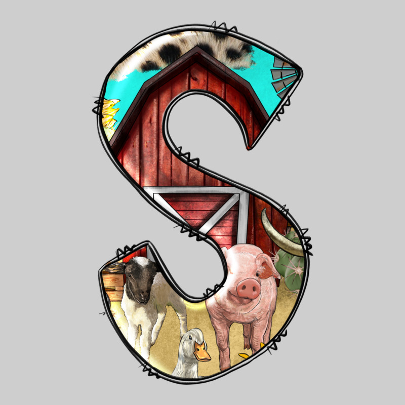 Farm Life Alphabet Lowercase Letters S Premium Tee by BundleAndBundleShop | Teevron
